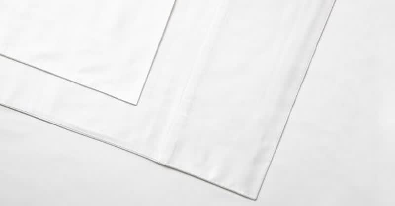 product image of the Saatva Organic Sateen Sheet Set