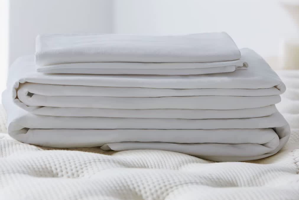 Saatva Percale Sheet Set