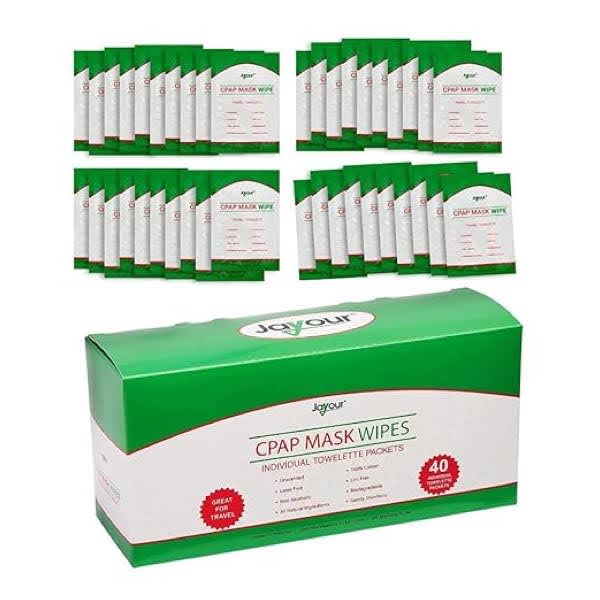 Jayour Travel CPAP Mask Wipe Towelettes