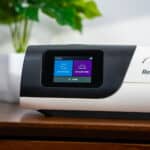 ResMed Airsense 11 Autoset on table. Photo by Sleep Doctor