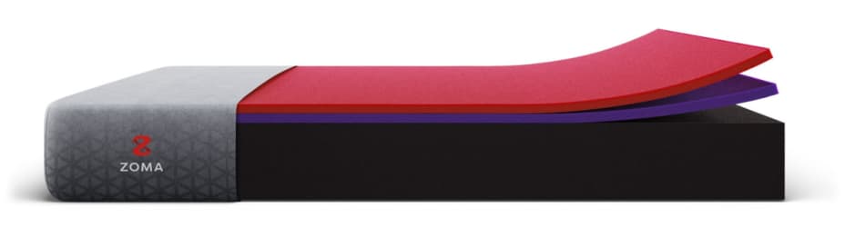 Zoma shop hybrid mattress