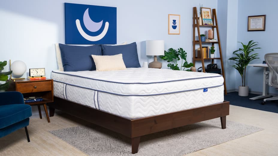 King size mattress half hotsell firm half soft