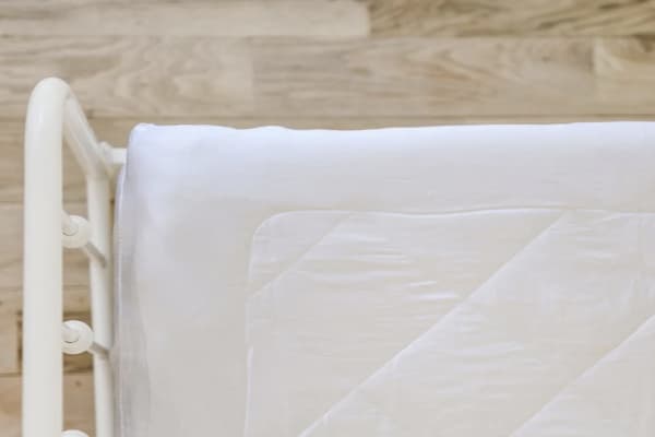 Product page photo of the Simply Organic Bamboo Mattress Pad